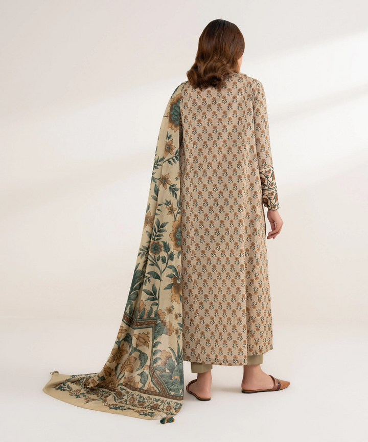 3 PIECE - PRINTED LAWN SUIT