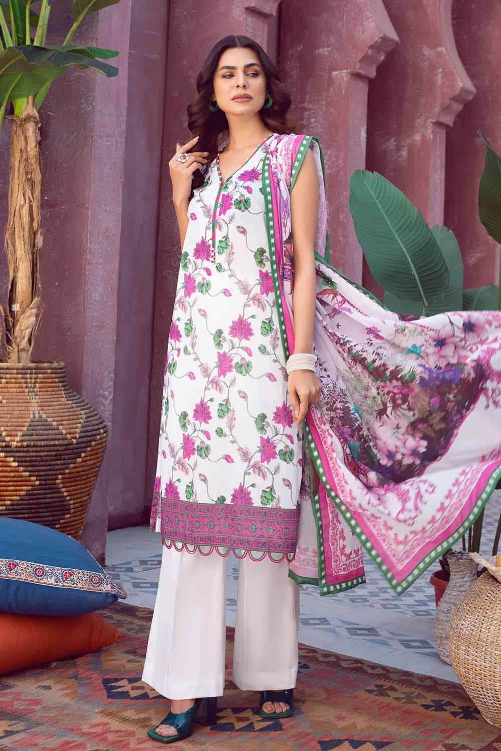 3 Piece Lawn Digital Printed Suit