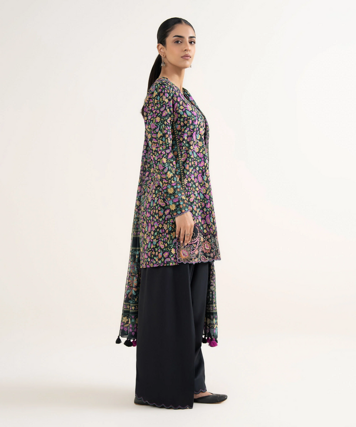 3 PIECE - EMBROIDERED LAWN SUIT