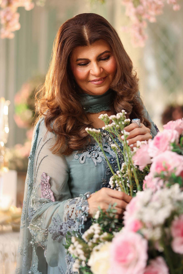 Luxury Chiffon Unstitched 3Pc Suit