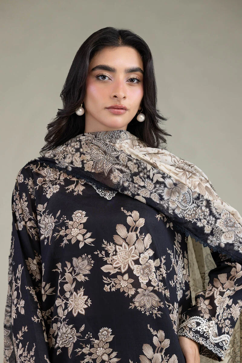 Embroidered | Cambric Fabrics 3 Piece