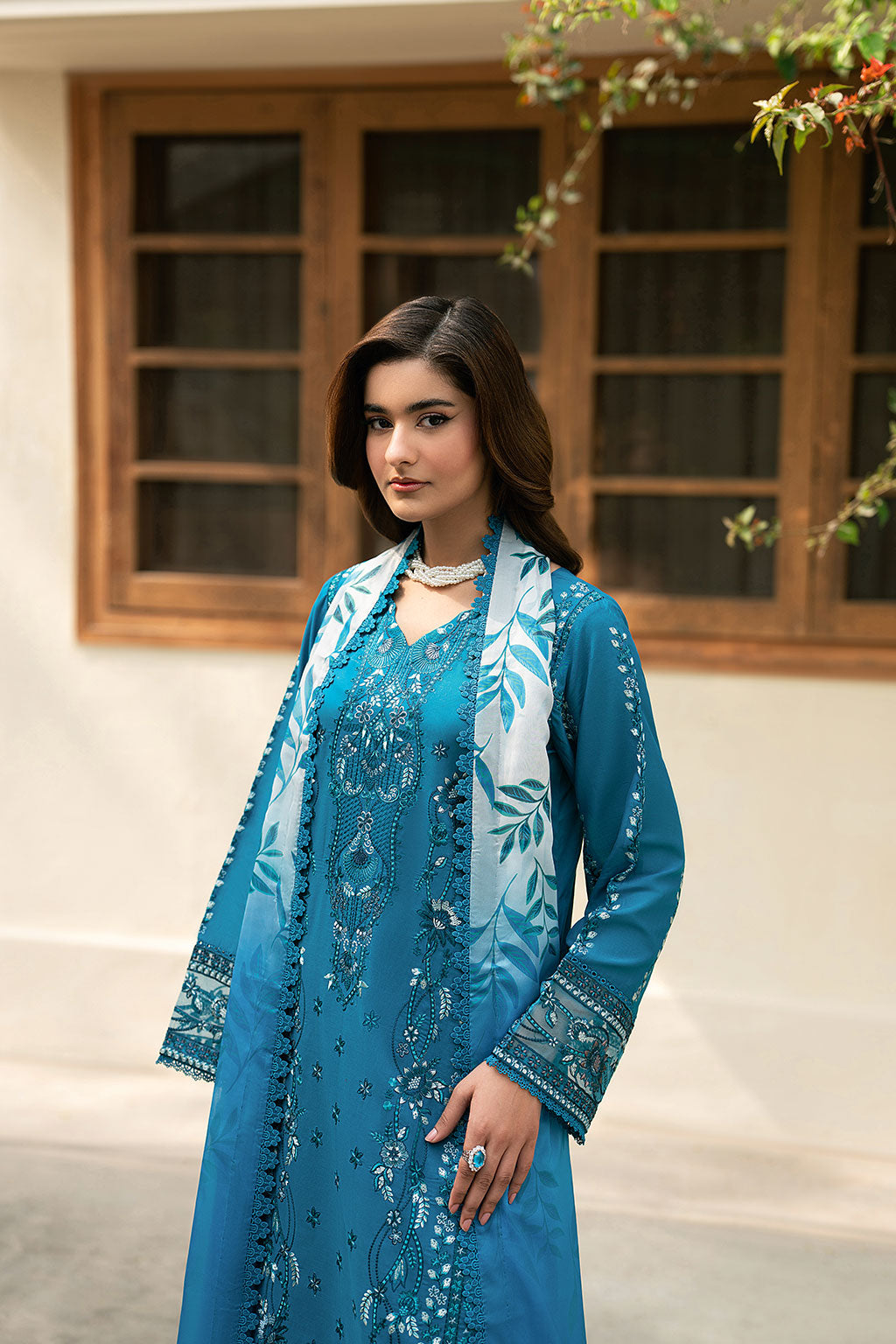 Lawn Embroidered Unstitched 3  pc