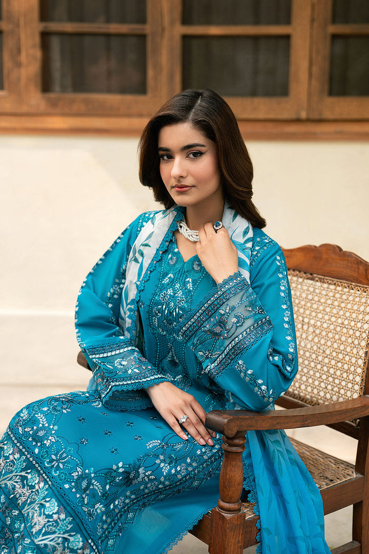 Lawn Embroidered Unstitched 3  pc