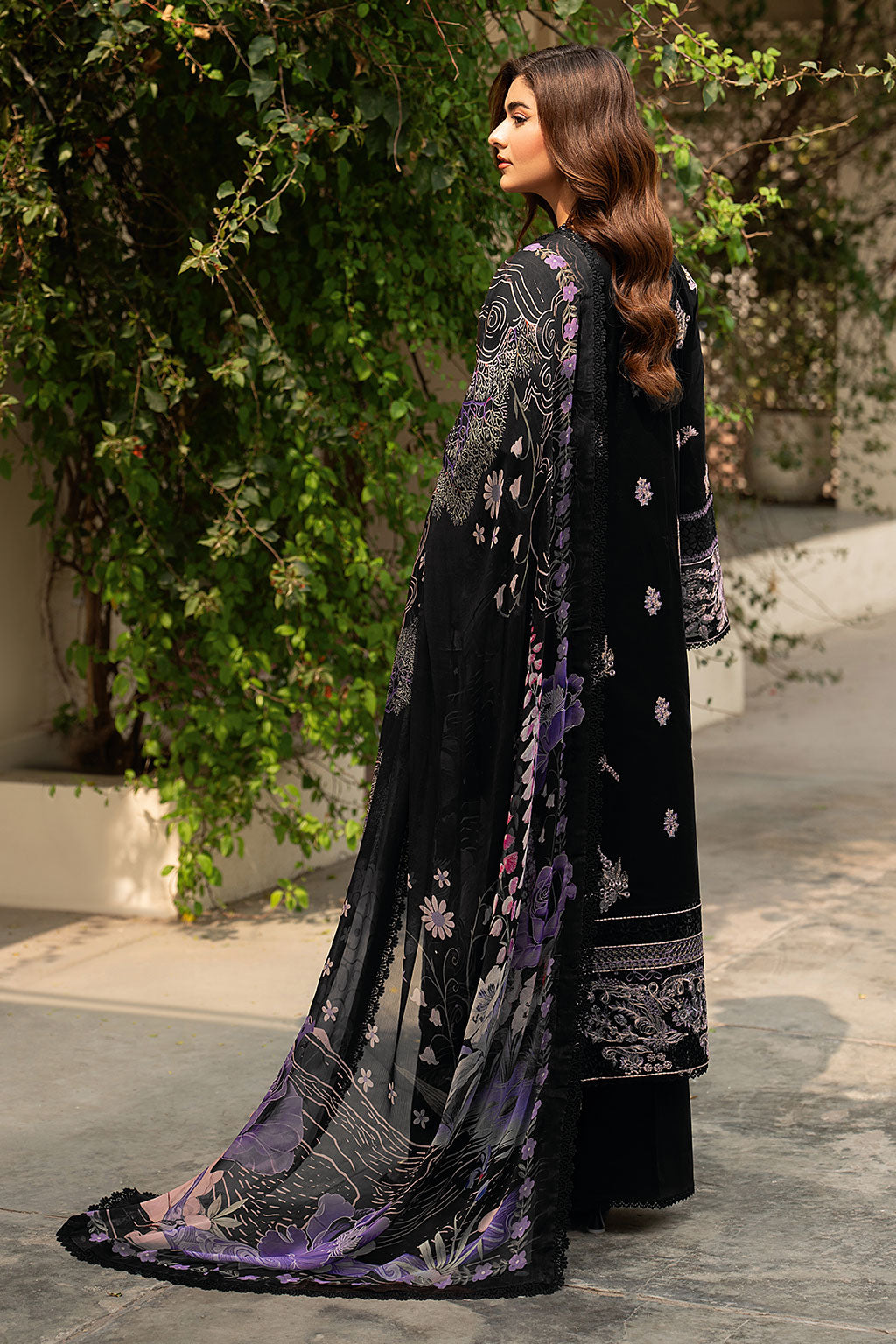 Lawn Embroidered Unstitched 3  pc