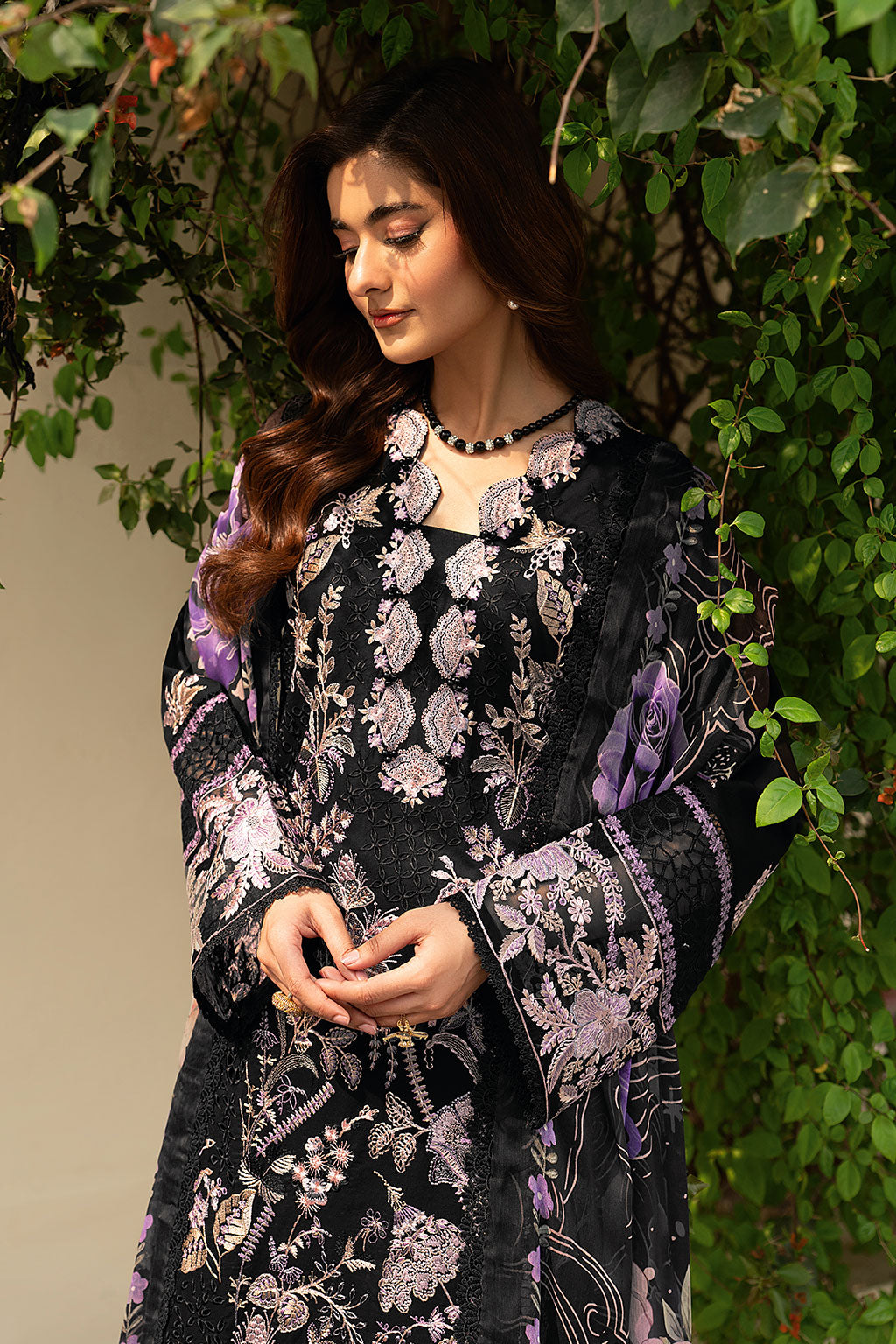 Lawn Embroidered Unstitched 3  pc