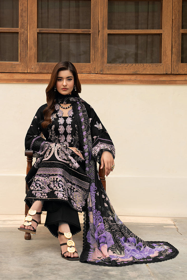 Lawn Embroidered Unstitched 3  pc