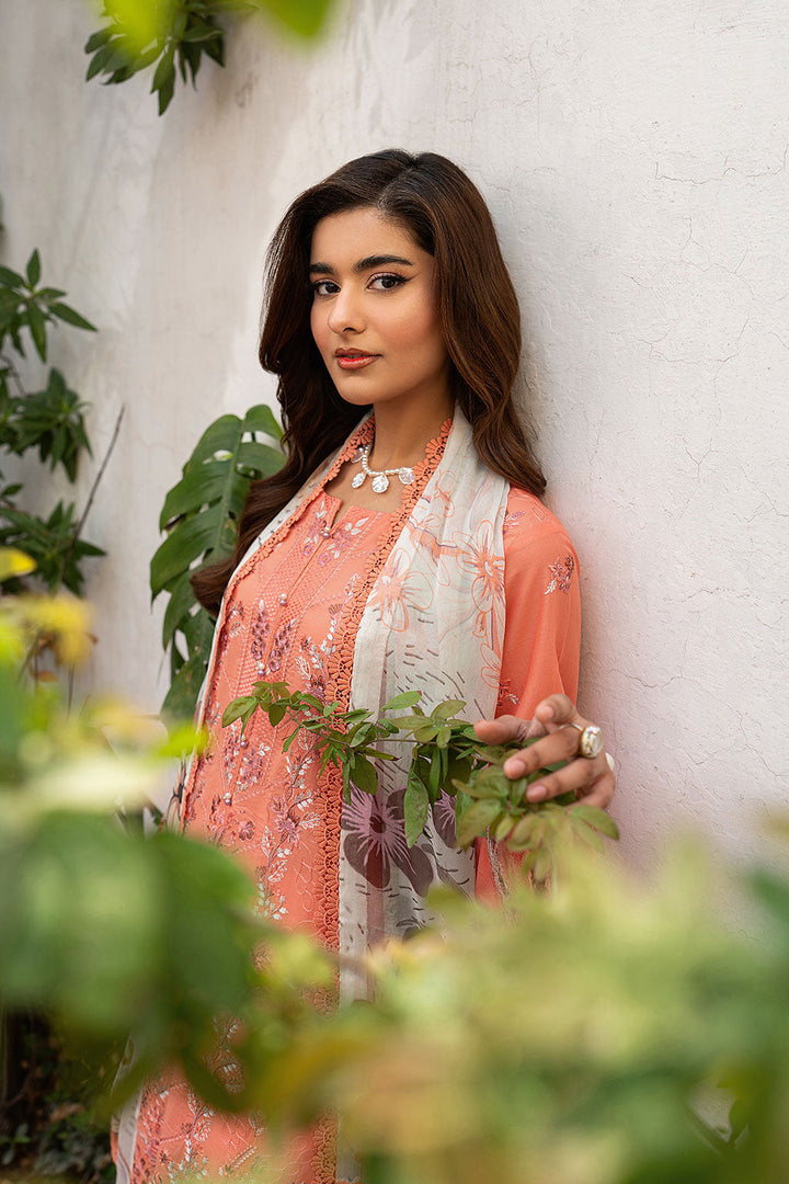 Lawn Embroidered Unstitched 3  pc