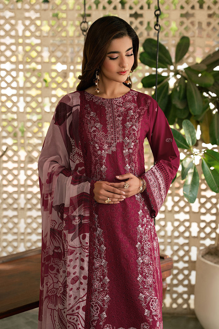 Lawn Embroidered Unstitched 3  pc