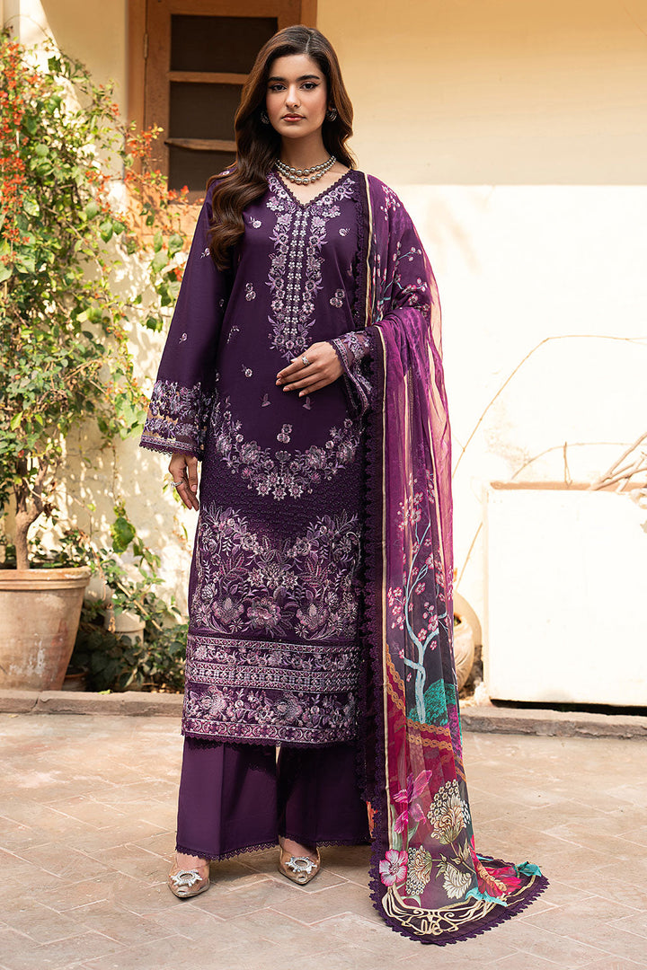 Lawn Embroidered Unstitched 3  pc