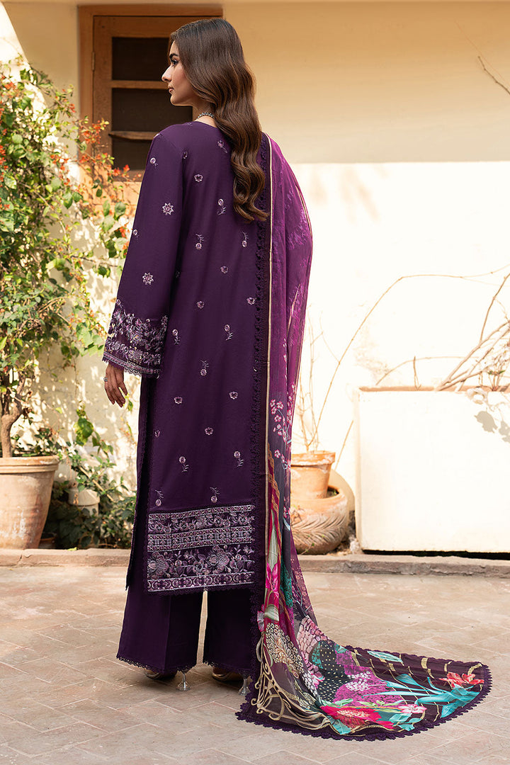 Lawn Embroidered Unstitched 3  pc