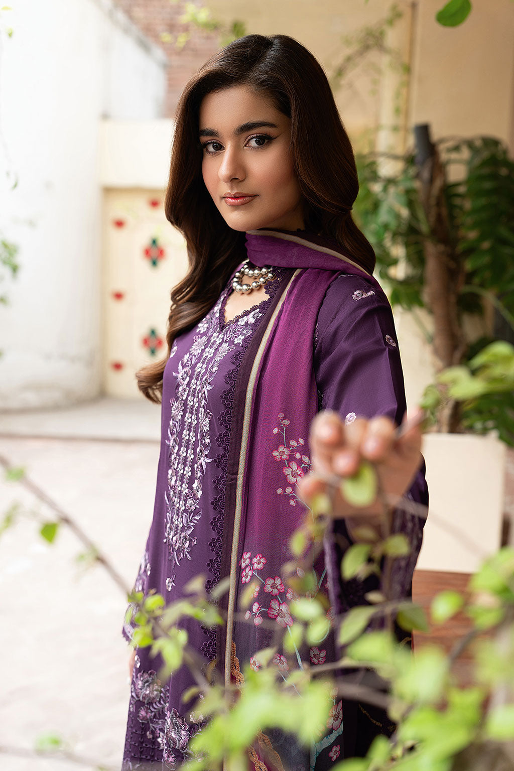 Lawn Embroidered Unstitched 3  pc
