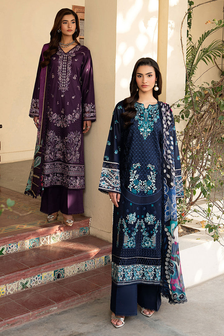 Lawn Embroidered Unstitched 3  pc