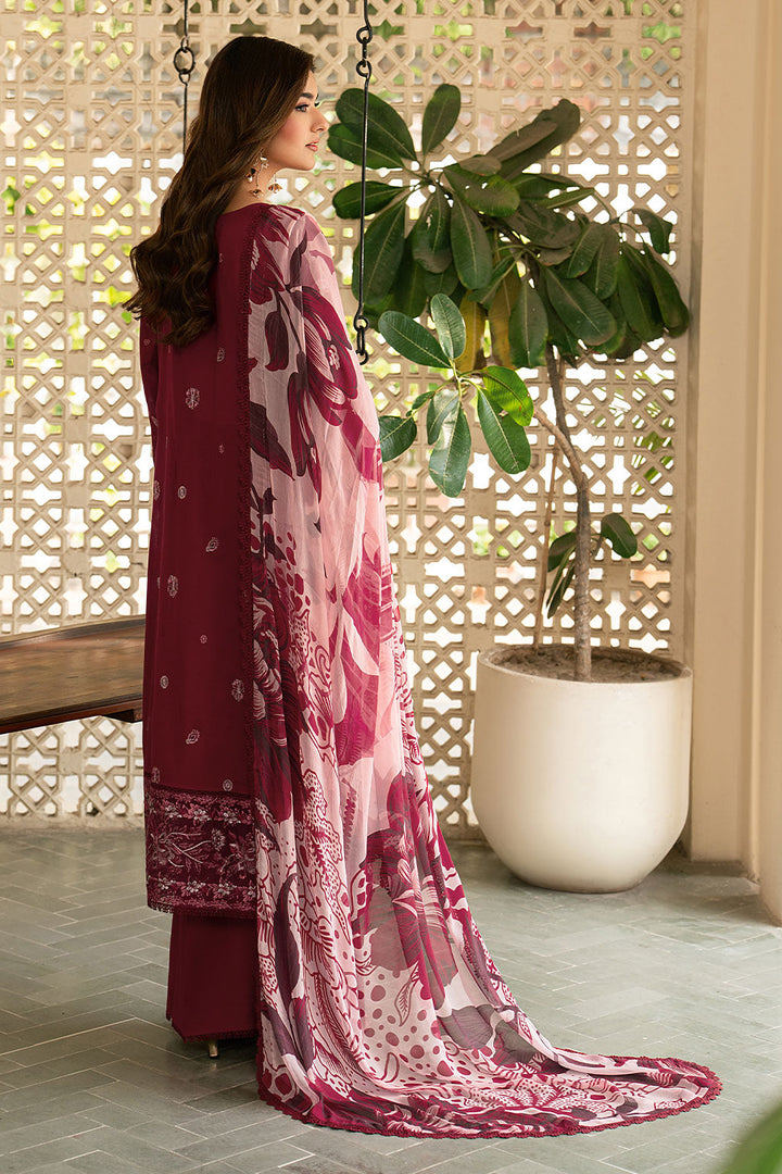Lawn Embroidered Unstitched 3  pc
