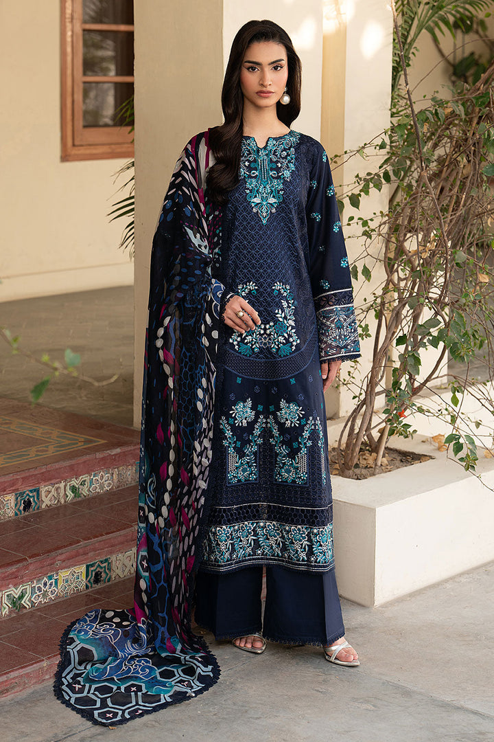 Lawn Embroidered Unstitched 3  pc