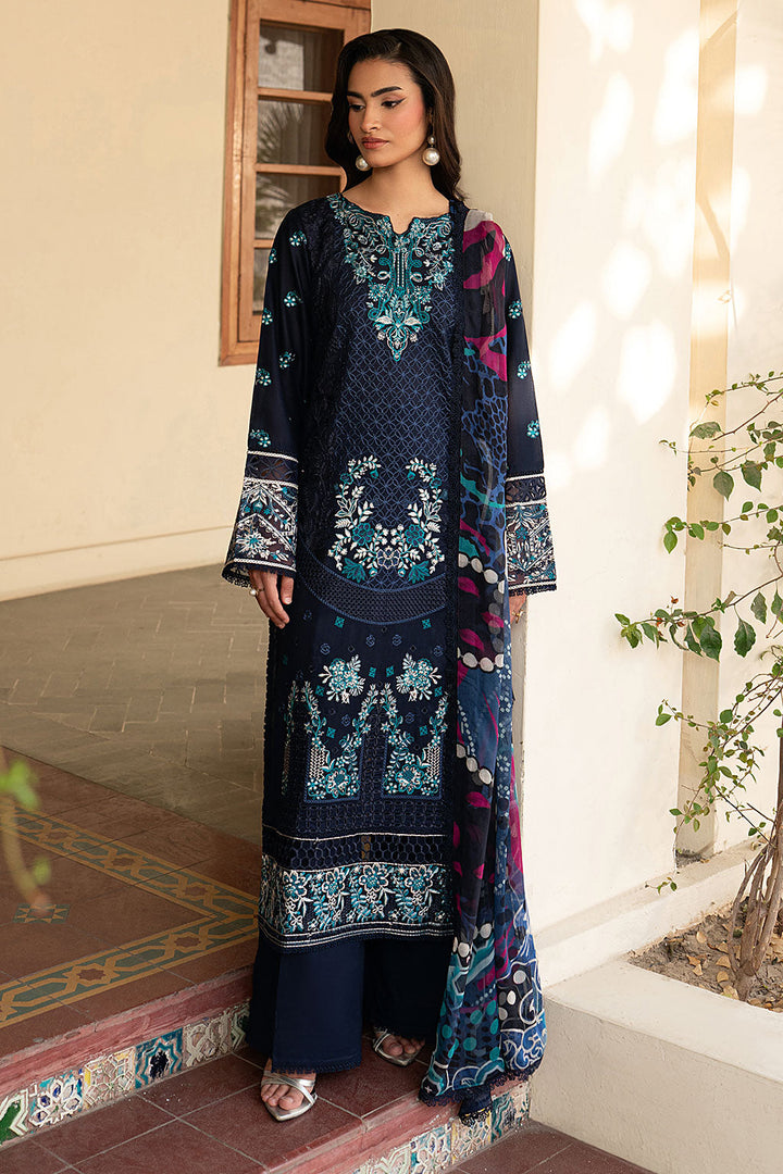 Lawn Embroidered Unstitched 3  pc