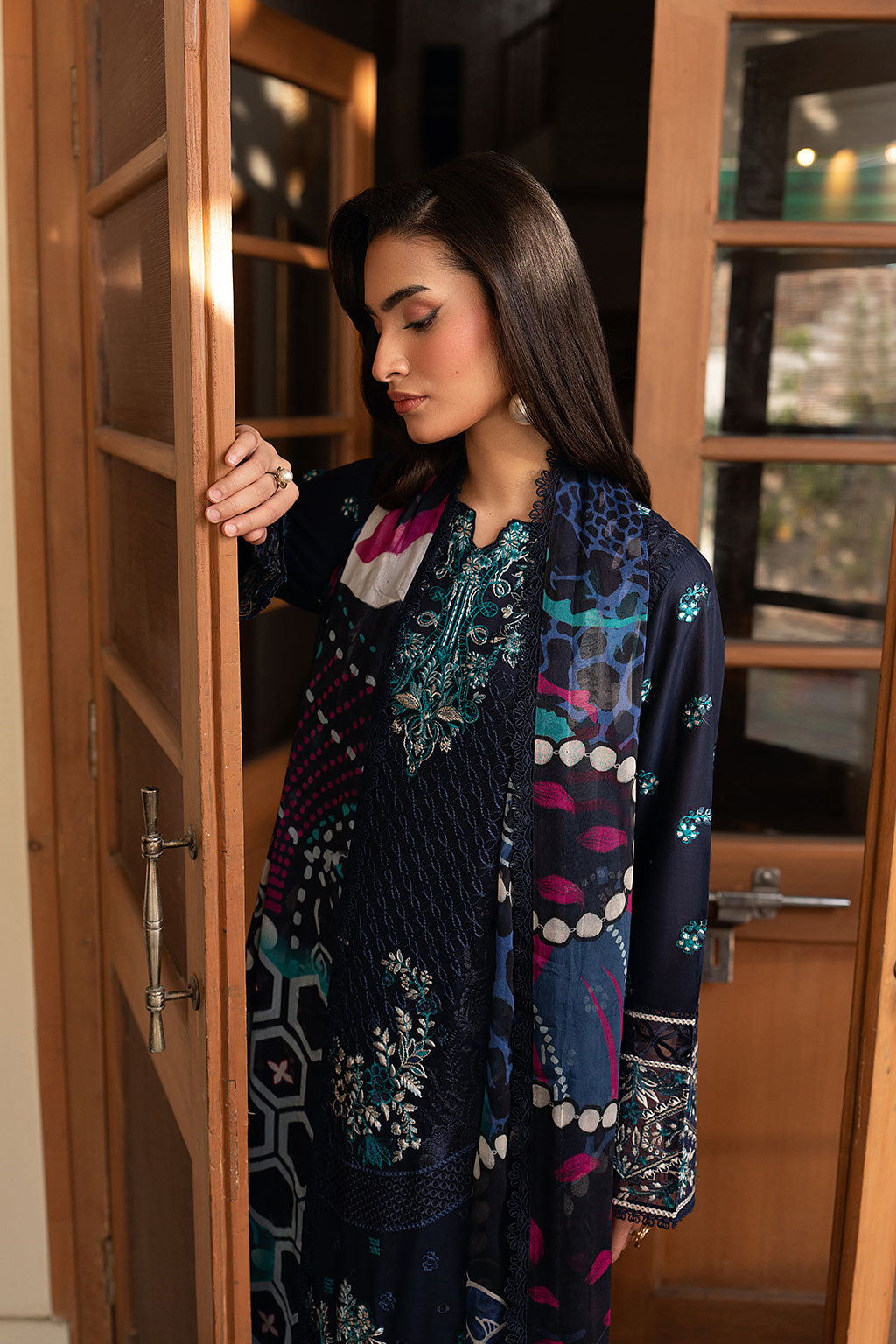 Lawn Embroidered Unstitched 3  pc