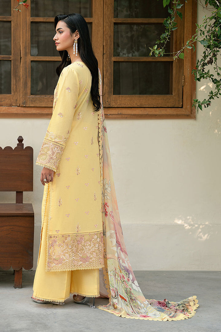 Lawn Embroidered Unstitched 3  pc