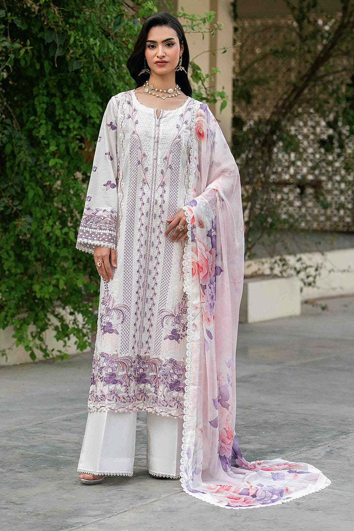 Lawn Embroidered Unstitched 3  pc
