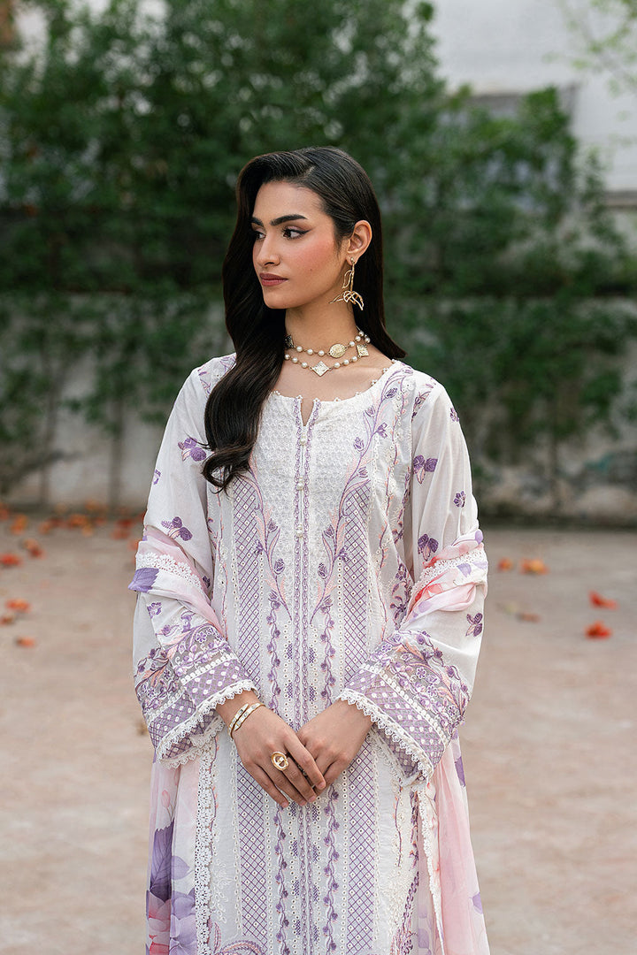 Lawn Embroidered Unstitched 3  pc