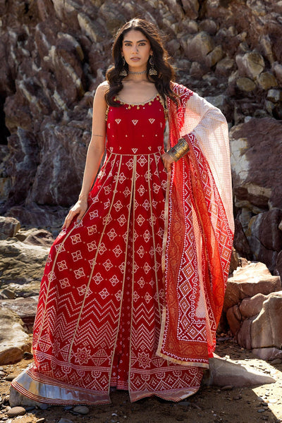 3 Piece Unstitched Zari Embroidered Lawn Suit with Gold Lacquer Printed Lawn Dupatta
