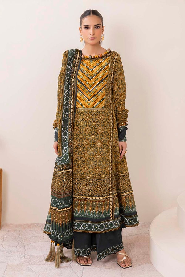 3 Piece Unstitched Suit