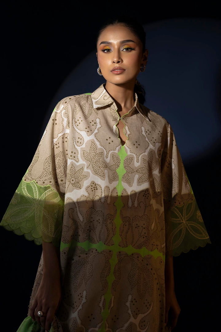 Unstitched Lawn 2 Piece Suit