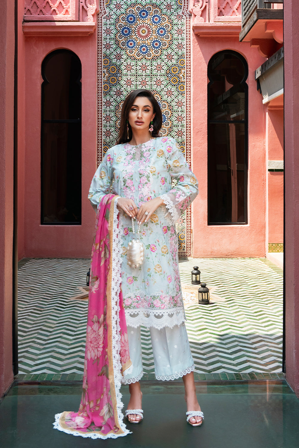 Saira Rizwan luxury lawn Fanny SR-07