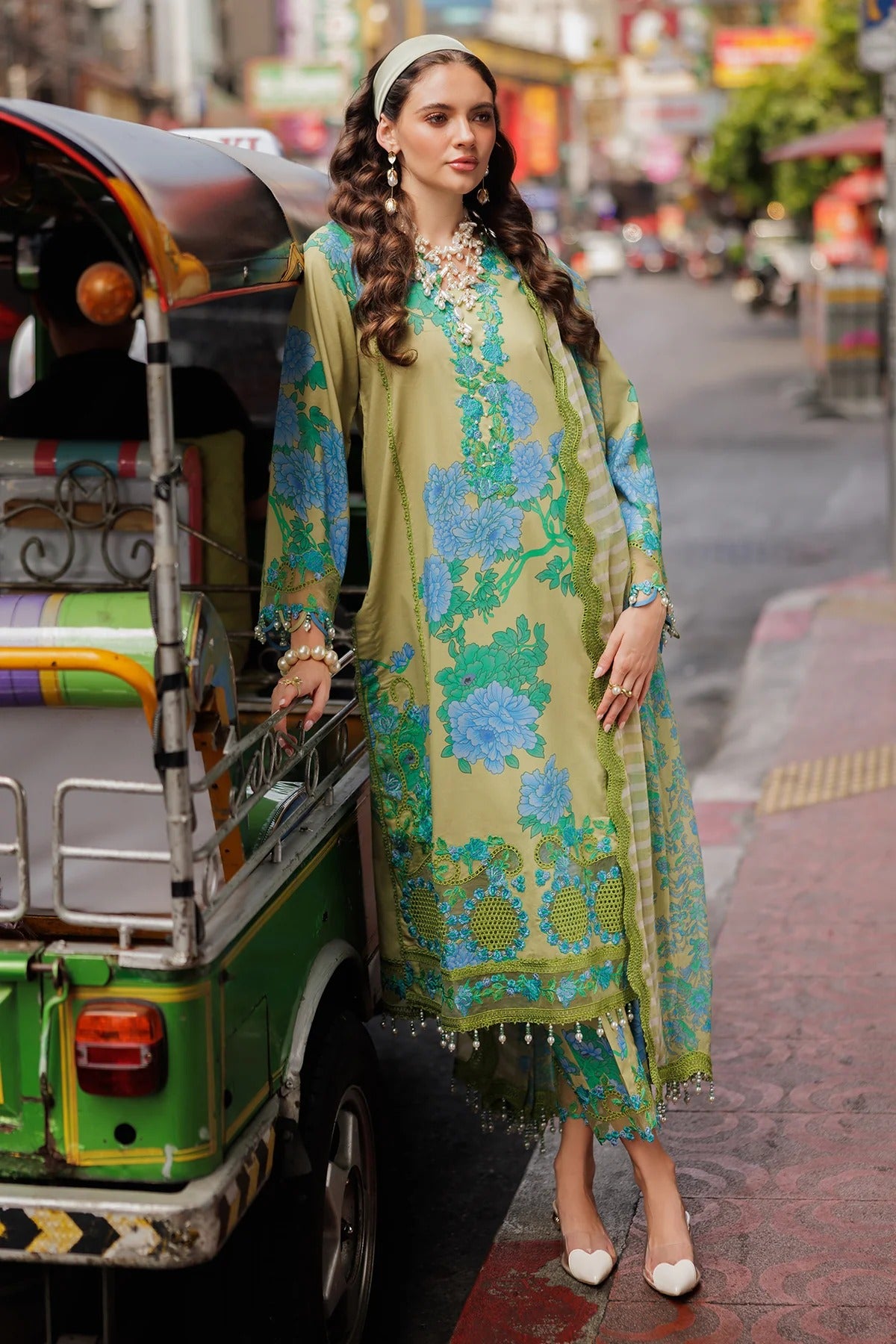 3-PC Unstitched Embroidered Lawn Collection