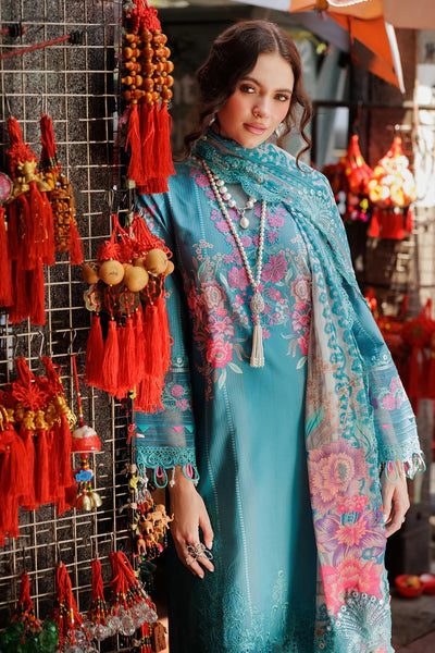 3-PC Unstitched Embroidered Lawn Collection