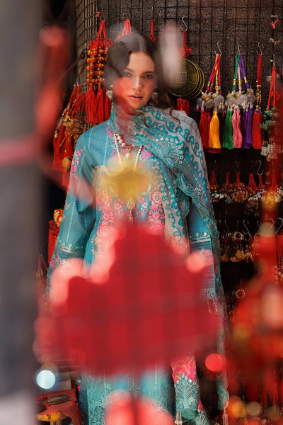 3-PC Unstitched Embroidered Lawn Collection