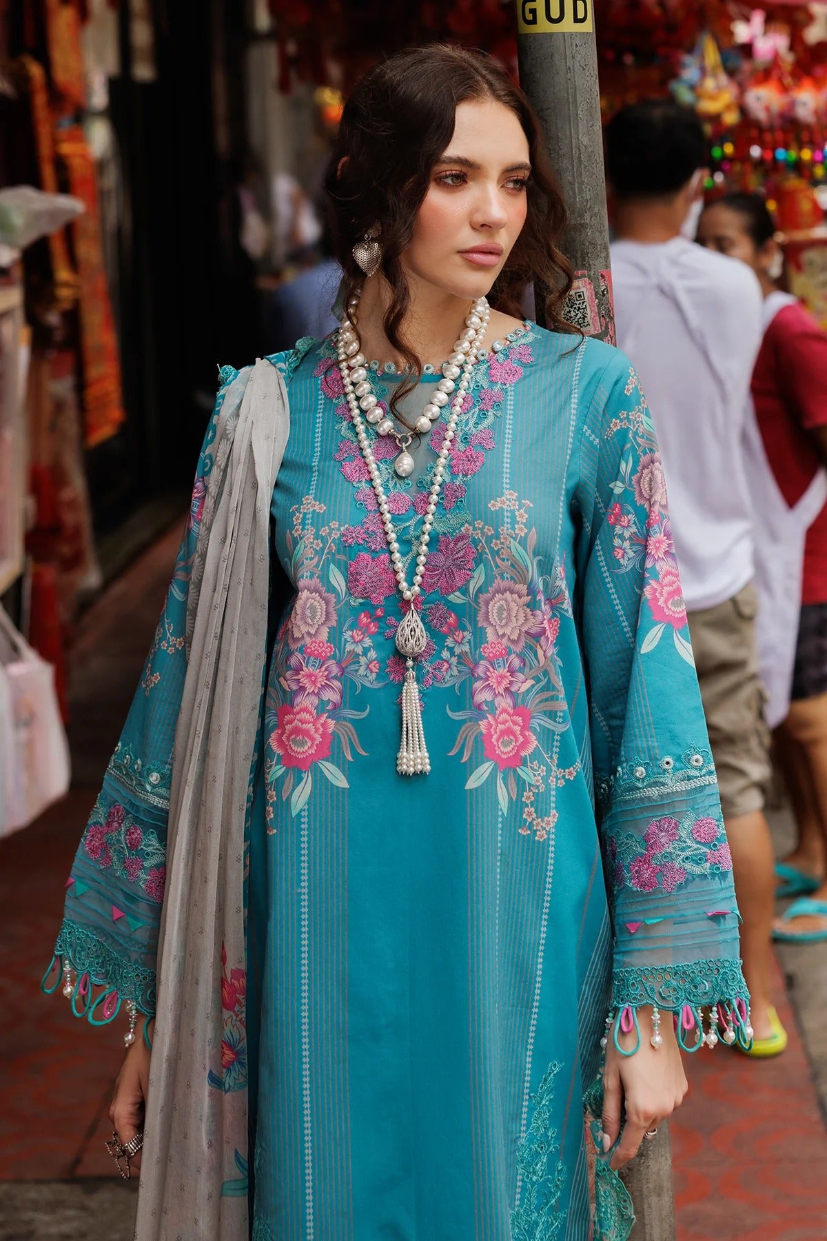 3-PC Unstitched Embroidered Lawn Collection