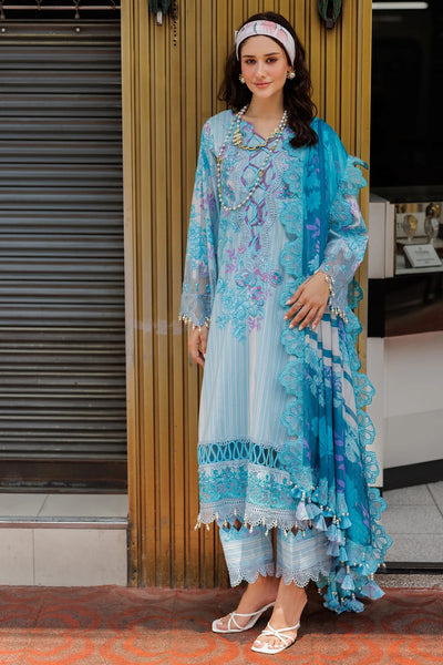 3-PC Unstitched Embroidered Lawn Collection