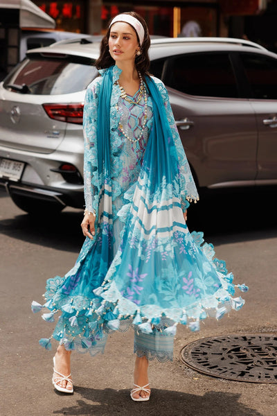 3-PC Unstitched Embroidered Lawn Collection
