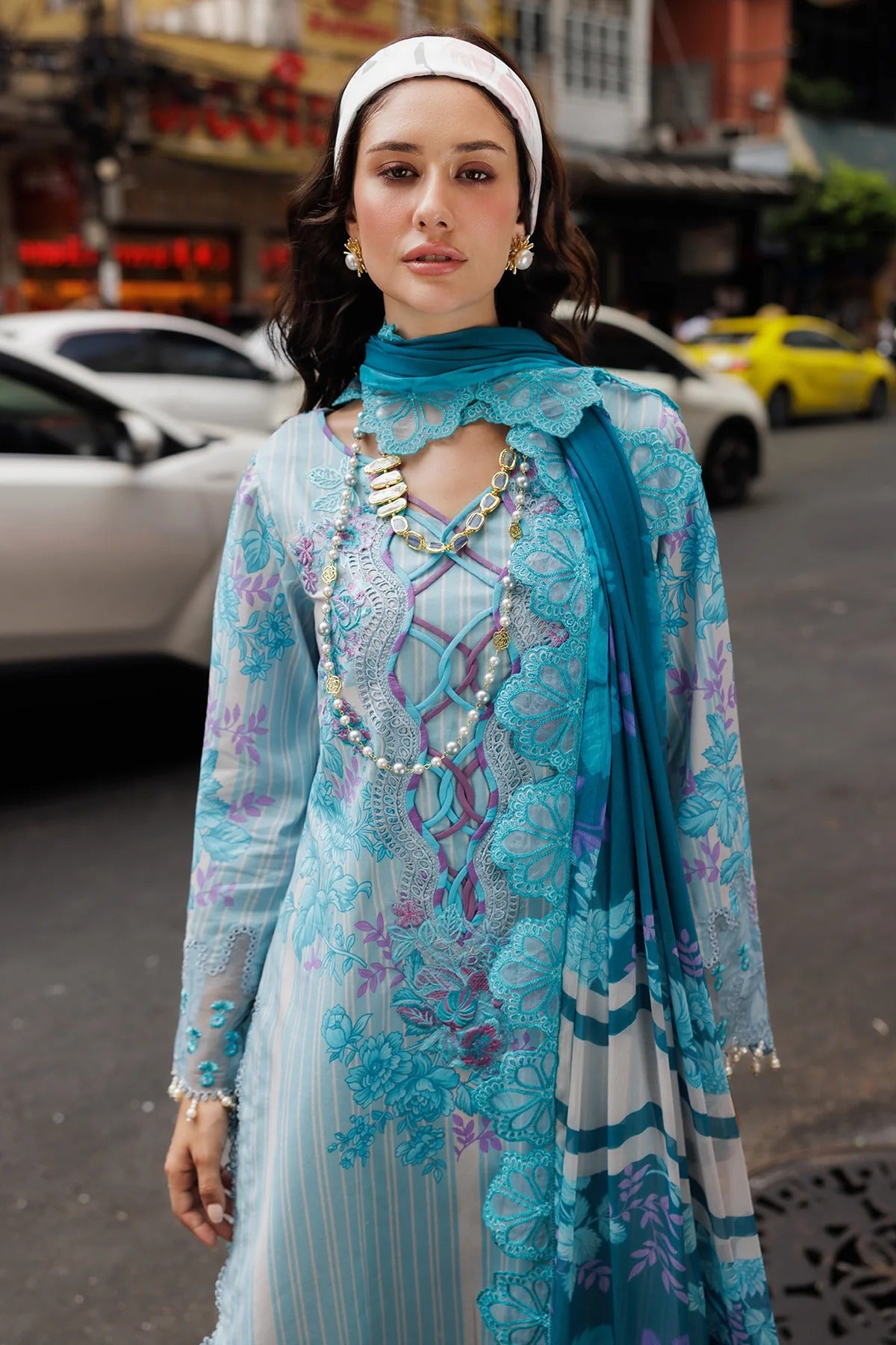 3-PC Unstitched Embroidered Lawn Collection