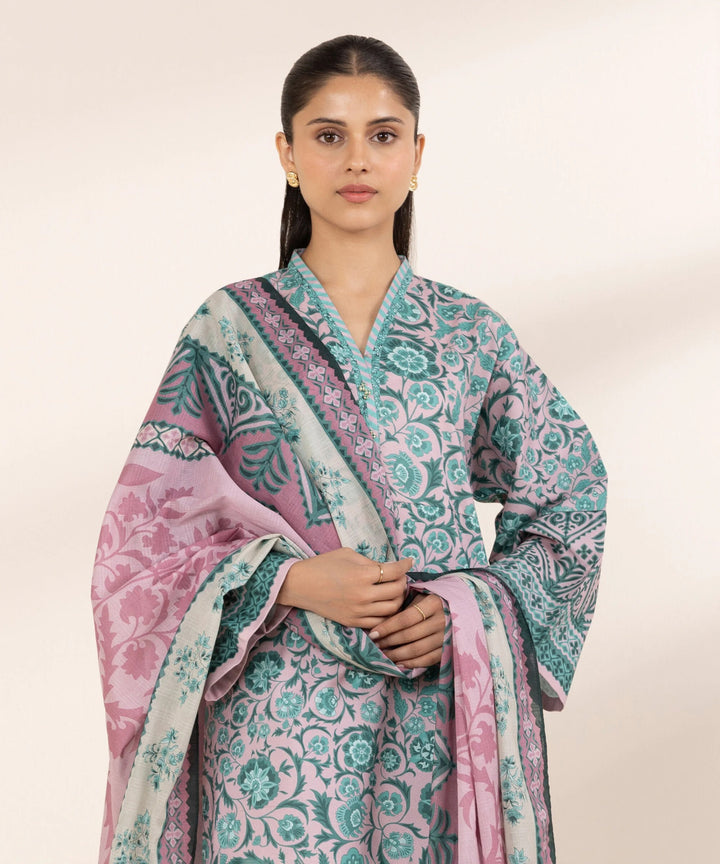 2 Piece - Printed Lawn Suit