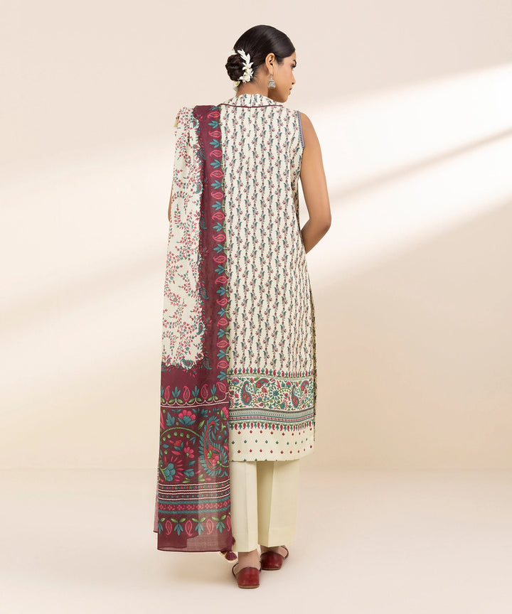 3 Piece - Printed Lawn Suit