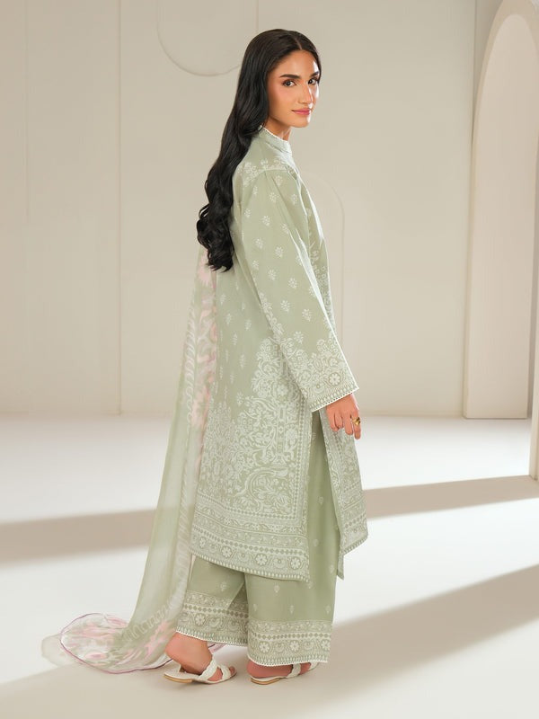 3 Piece Lawn Suit-Paste Print (Unstitched)