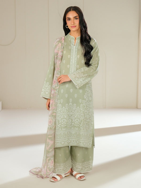 3 Piece Lawn Suit-Paste Print (Unstitched)
