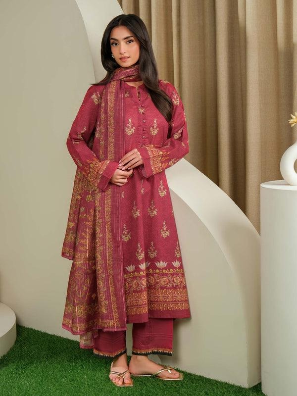 3 Piece Lawn Suit-Printed (Unstitched)