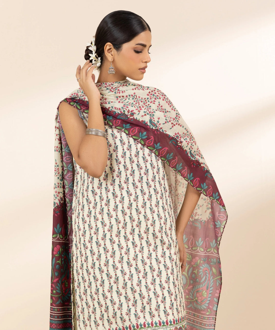 3 Piece - Printed Lawn Suit