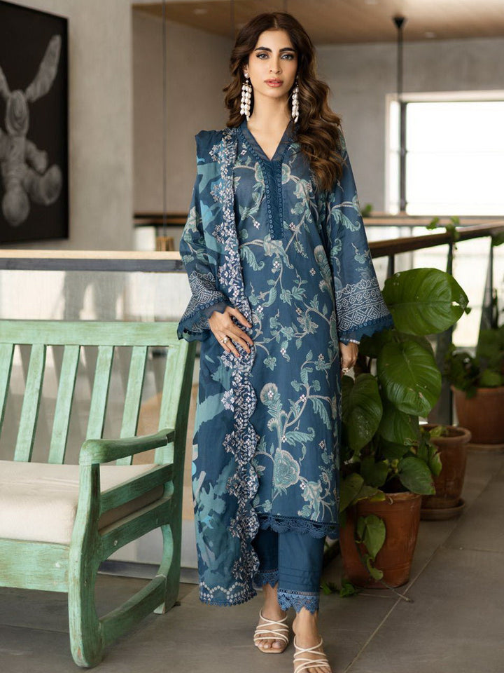 Aafreen Scalloped Lawn