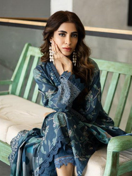 Aafreen Scalloped Lawn