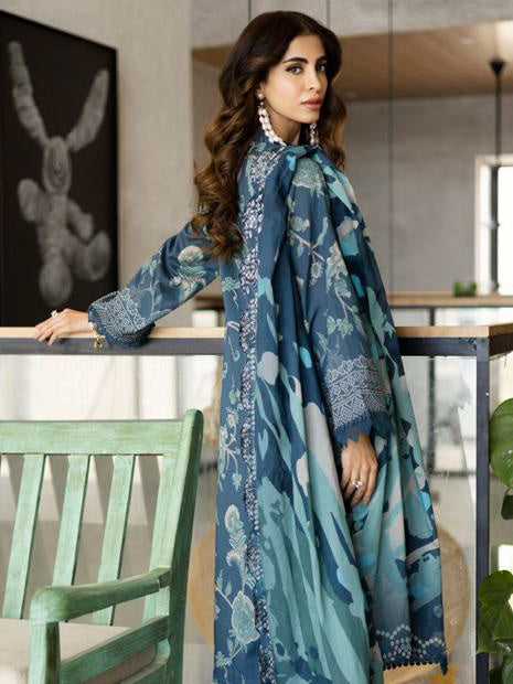 Aafreen Scalloped Lawn