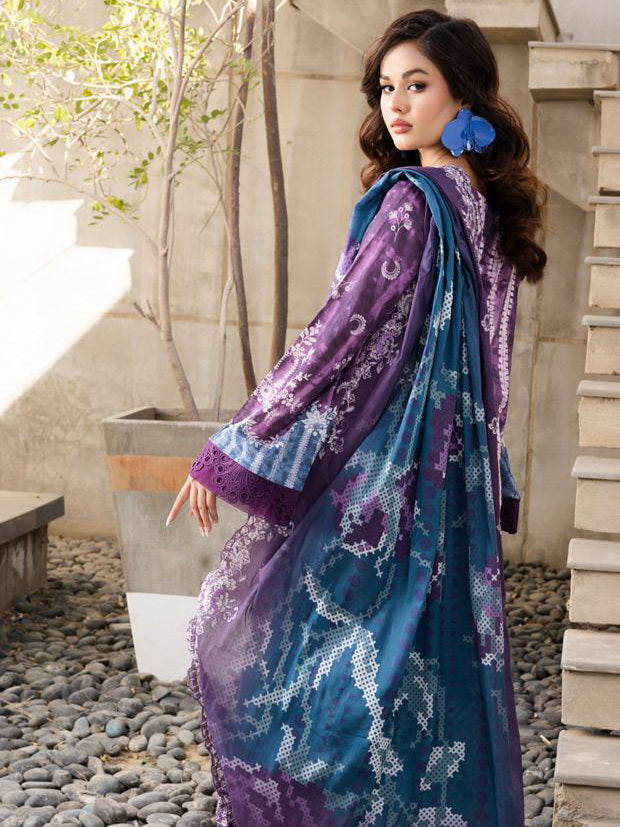Aafreen Scalloped Lawn
