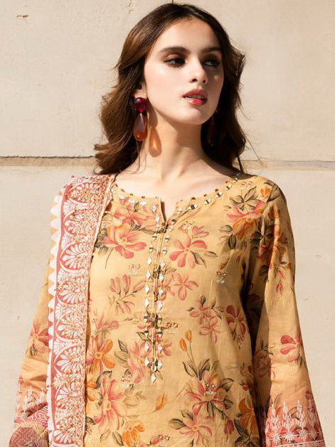 Aafreen Scalloped Lawn