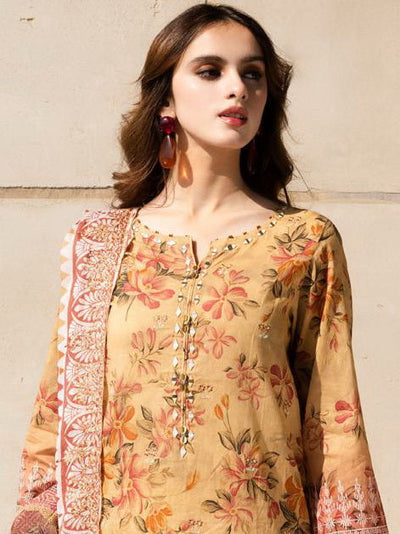 Aafreen Scalloped Lawn