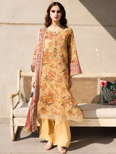 Aafreen Scalloped Lawn