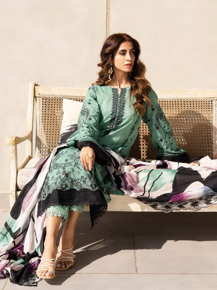 Aafreen Scalloped Lawn