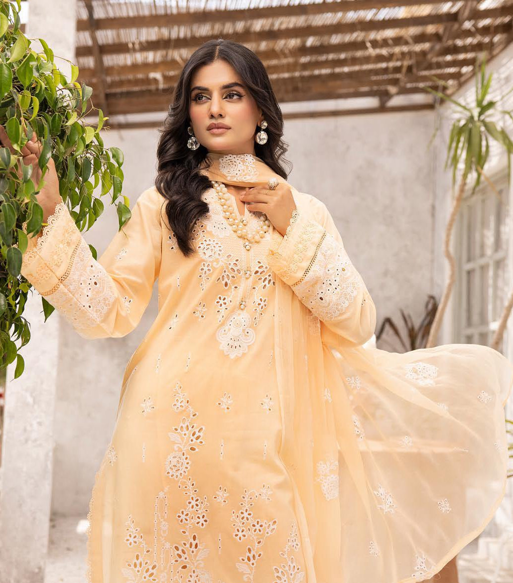 Khoobsurat signature white thread collection || k-05