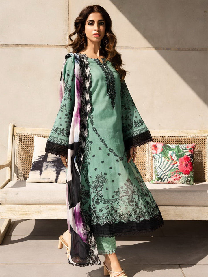 Aafreen Scalloped Lawn